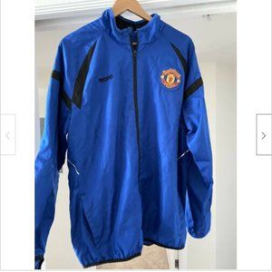 Manchester United Throwback Jacket - Blue - Large